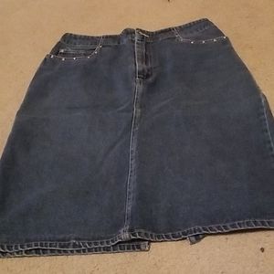 demin jean skirt  Faded Glory